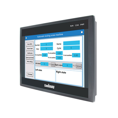 Coolmay 10 pollici EX3U-8100H-44MT-2AD2DA-485P Temperatura Umidità Plc HMI Combo integrato tutto in un programmabile logica 8 Controller asse