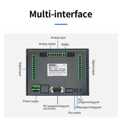 CNC Stepper Servo Brushless Pwm Dual Motor Driver Speed HMI PLC Combo Programmabile Logic Controller
