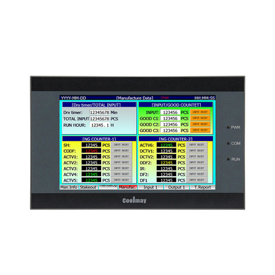 PLC controller touch screen integrato automazione elaborazione ad alta velocità opzioni di I/O estese integrazione facile