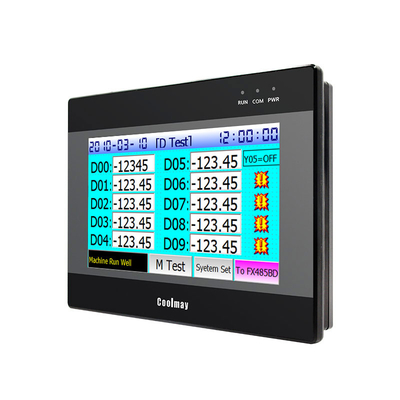 7 pollici Modbus Hmi Plc tutto in uno PLC programmabile controller 24 input digitale 24 output digitale